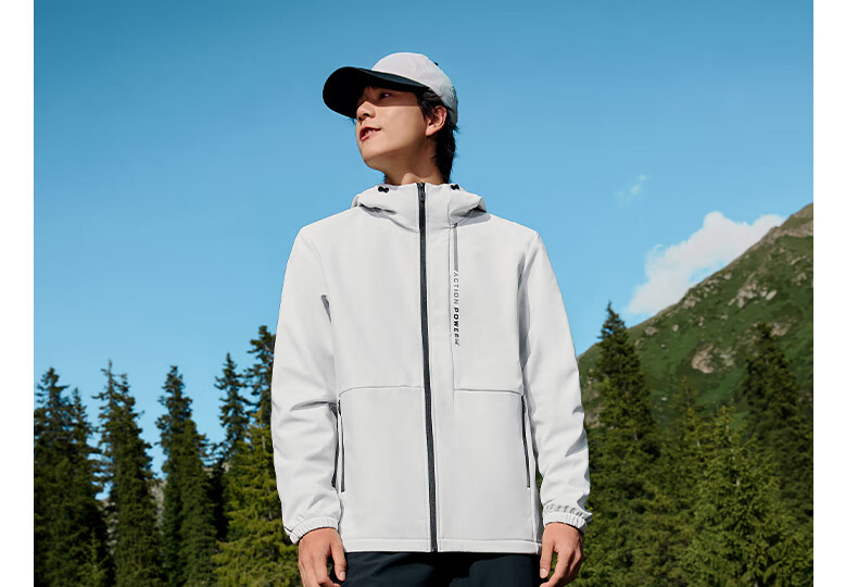 361° Men's Spring Jacket, Triple Protection, Fleece-Lined Sports Casual Windbreaker Fleece Coat, 652544605D-2 27
