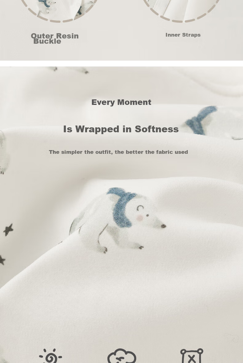 Guaiqixiong Baby Pure Cotton Onesie, Spring And Autumn Newborn Clothes, Triangle Bodysuit, Infant Romper, Autumn Style Sleepwear 2