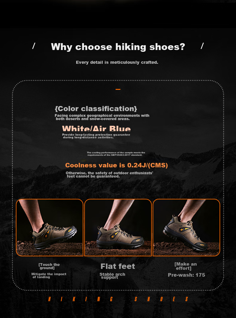 CAMEL Outdoor Hiking Shoes for Men, Durable Trekking Boots, Cowhide Outdoor Footwear A63202a6015 Army Green 38 6