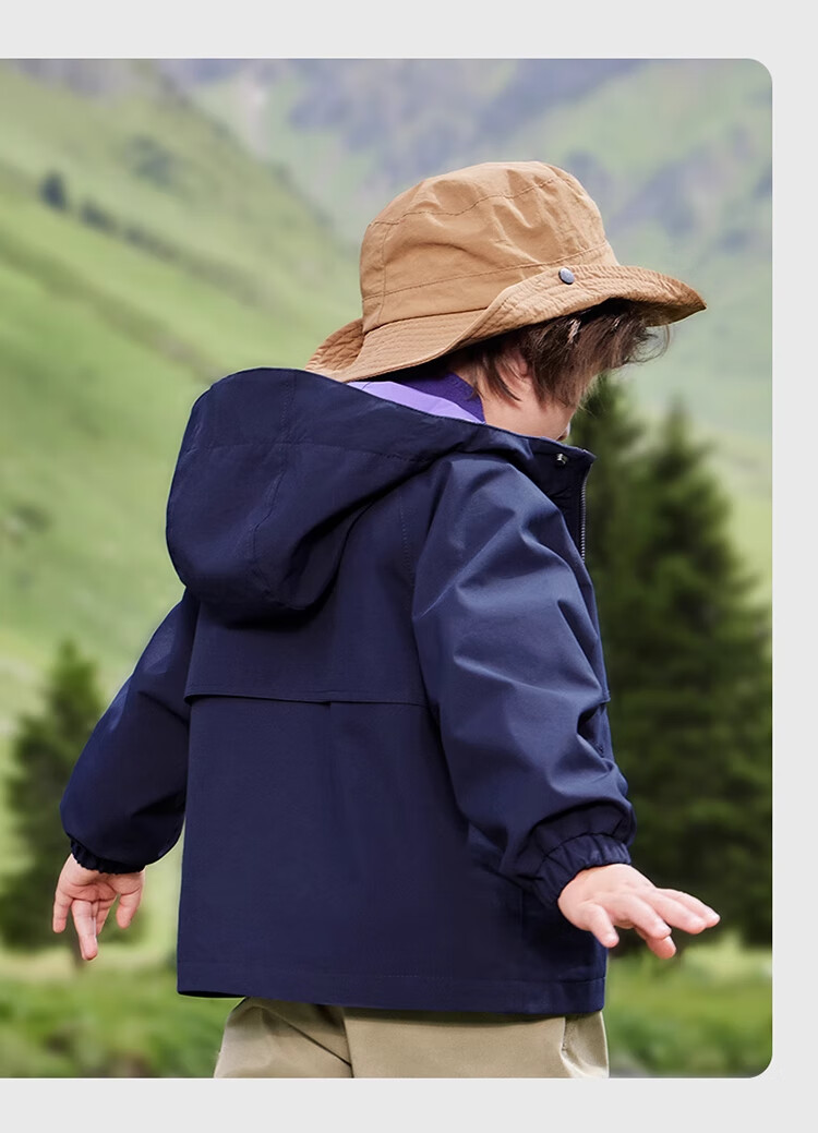 Ciciibear [Triple Protection] Ciciibear Boys' Outdoor Jacket for Children, Spring Autumn Winter Style 2024 New Model, Baby Three-In Waterproof 12