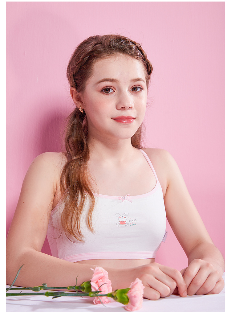 南极人 nanjiren女童内衣少女文胸初中小女孩卡通吊带胸罩儿童中大童