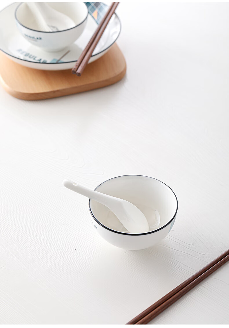SUSHI CERAMICS Dandelion Series Small Soup Spoons Set of 10 2