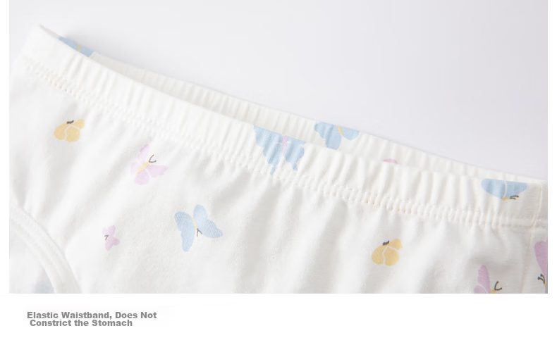 DAVE & BELLA [Two-Pack] Girls' Underwear, Baby Triangle Panties, Children's Underwear, Big Kids' Non-Wedging Panties 11