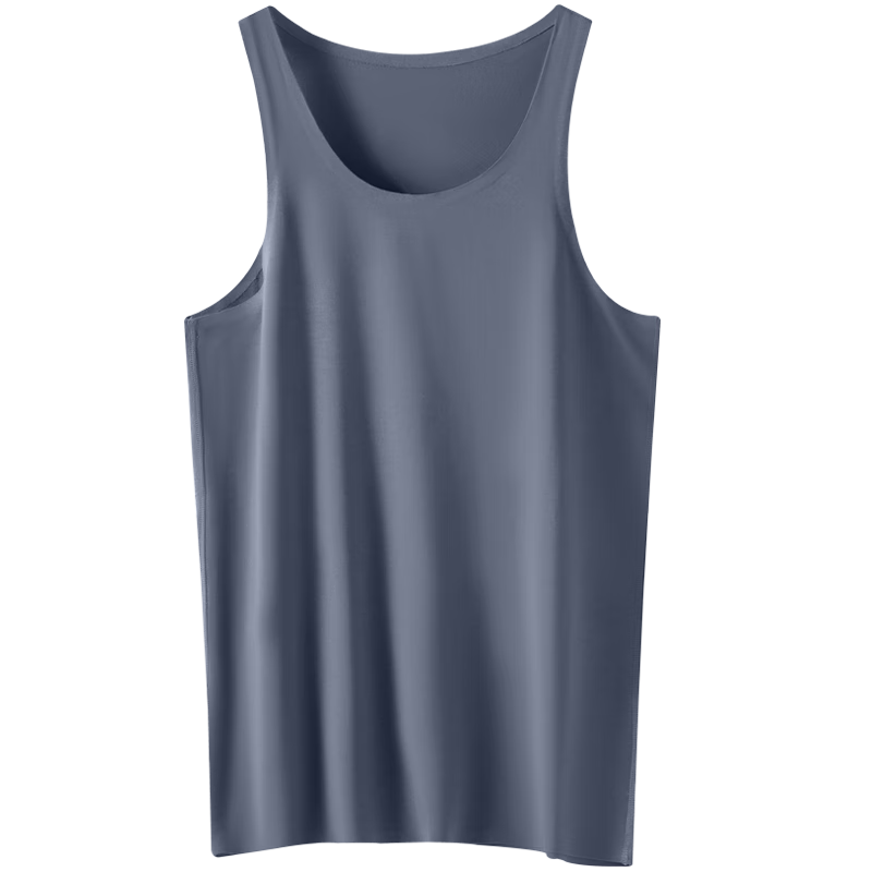 MiiOW Men's Tank Top, Ice Silk Lenzing Modal Sports Quick-Dry Undershirt, Summer Cool Breathable Seamless Sleeveless T-Shirt