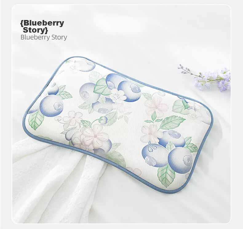Beitaisi Baby Pillow, Summer Breathable, Ice Silk Cool Pillow, Newborn to 3 Years Old Children's Cloud Slice Pillow, Linglu Yingche 35