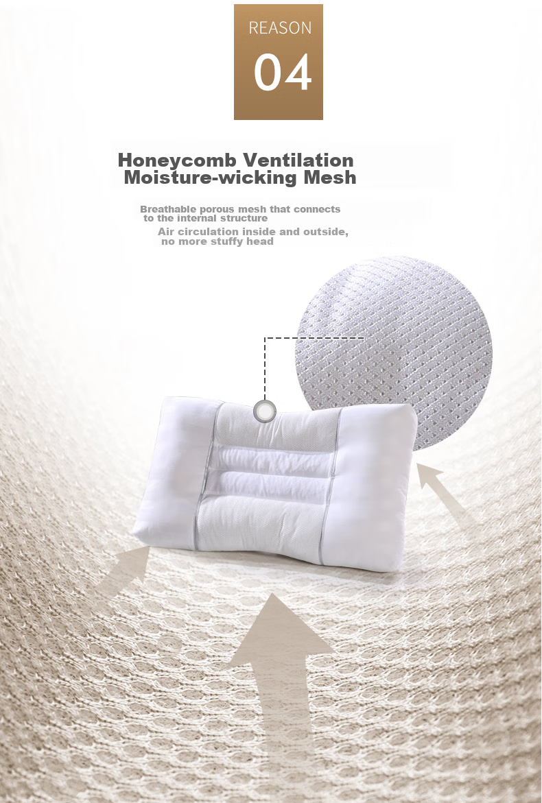 AVIVI Herbal Pillow, Cassia Seed Pillow Core, Cervical Pillow, Herbal Lavender Comfortable Sleep Low Pillow, 45*70*6cm 9