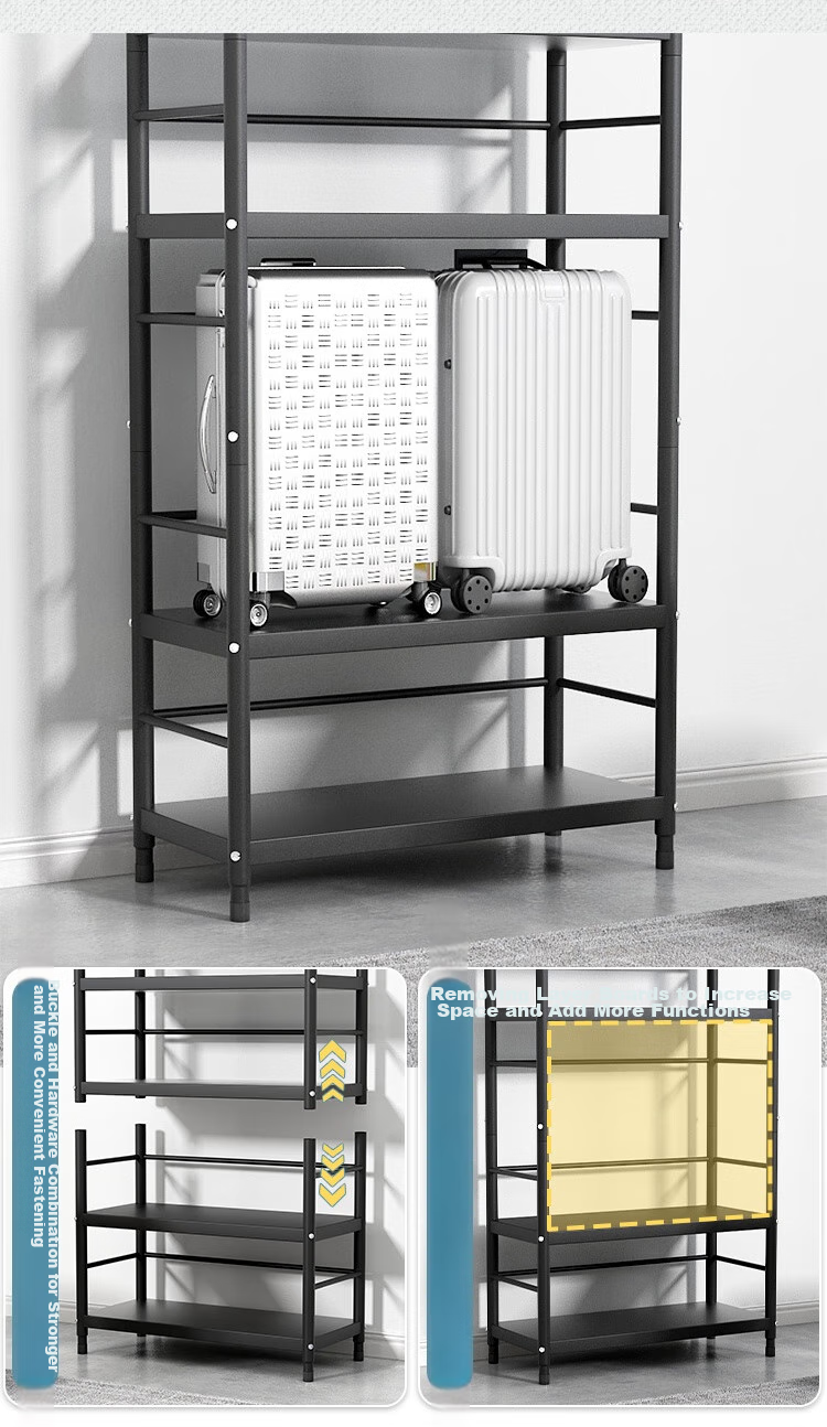 Anerya Steel Bookshelf, Floor-Standing, 176cm, Multi-Tier Simple Bookcase, Storage Rack, Display Shelf, Storage Organizer, 6 Layers, 62cm 8
