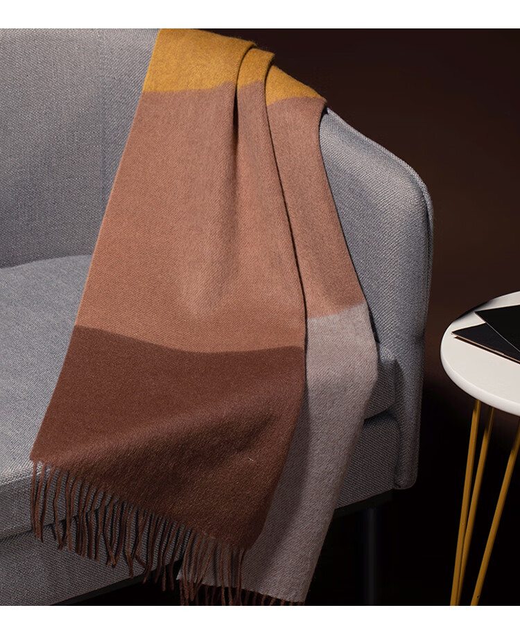 Hengyuanxiang 100% Cashmere Scarf, Women's Shawl, Warm Neck Warmer, Birthday Gift for Mom, Present for Elders 40
