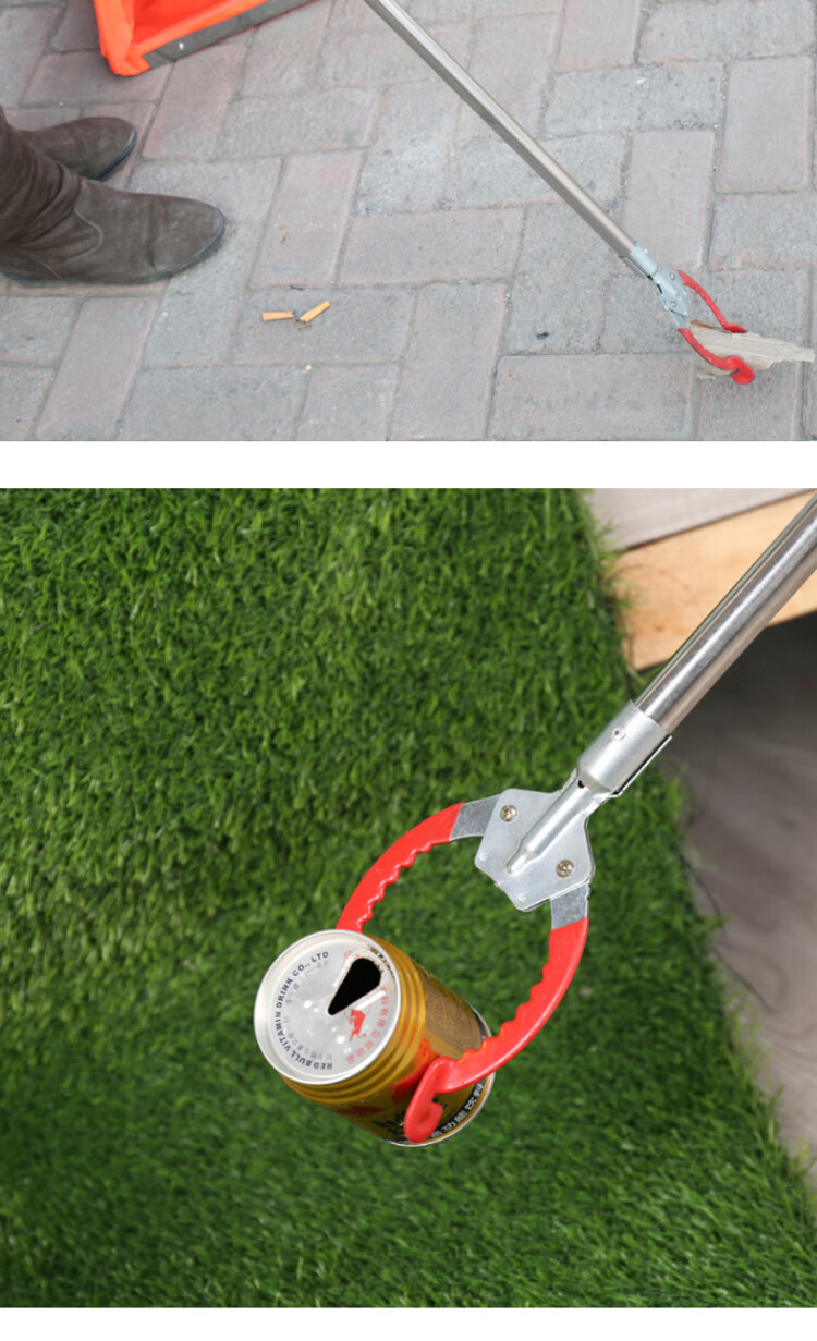 Bingyou Garbage Grabber Long Handle Sanitation Picker Trash Tongs Litter Picker Fire Tongs Cleaning Tool Hygiene Clamp 6