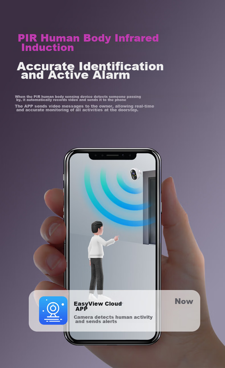 Newmine Wireless Smart AI Camera for Home Indoor Use, High-Definition Two-Way Video Call with Mobile Remote Monitoring, 360-Degree Coverage with Night Vision, Panoramic View, Voice Communication And Dialogue Functio 11