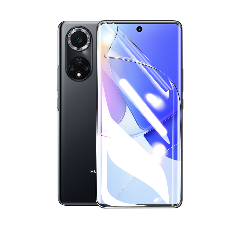 ESCASE Huawei Nova 9 Hydrogel Film Screen Protector Full Coverage Curved Protective Film No White Edge High Transparency Front Film Transparent [Two-Pack] - with Application Tool