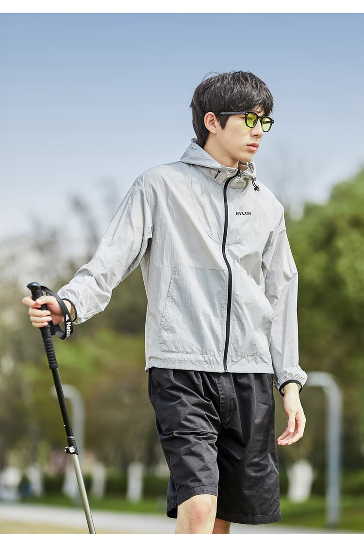 TonLion 2023 Men's Lightweight Sun Protection Hoodie, Medium Gray, XXL 10