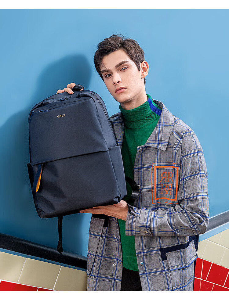 GOLF Backpack for Men, Travel Bag with 15.6-Inch Laptop Compartment, Multi-Compartment Student Schoolbag for Commuting And Business Trips 33