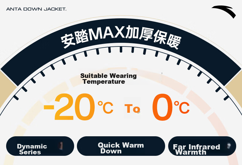 ANTA Bread Down Jacket | Short Hooded Down Coat Men Winter New Duck Down Warm Puffer Water-Repellent Jacket 1