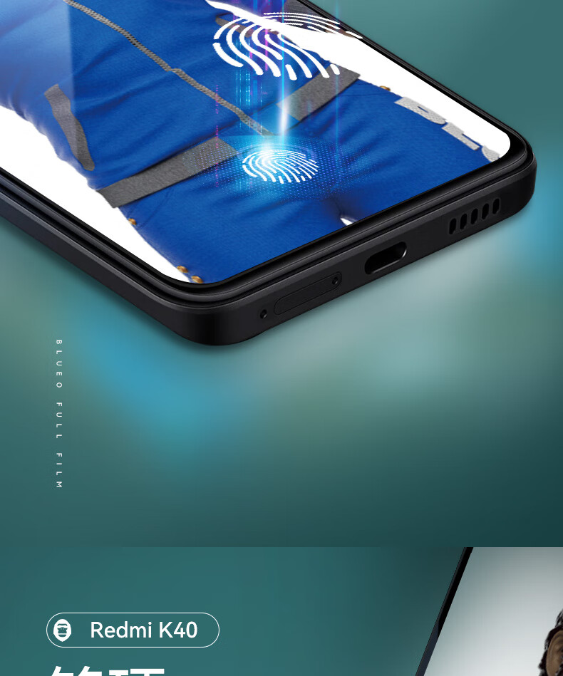 Lanxingxiansheng Tempered Glass Screen Protector for Xiaomi Redmi K40, Full Coverage High Definition Screen Film for Zhenwo GT Neo5 Smartphone 1