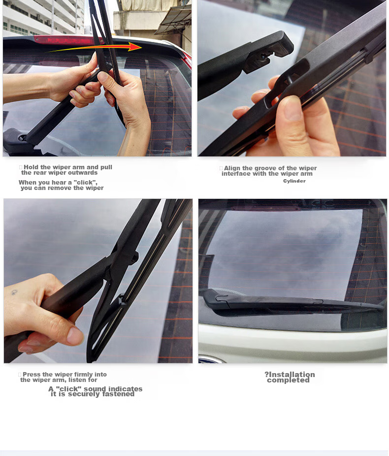 Goodyear Rear Wiper Blade, Ford New Focus 2012-2018 Hatchback Original Factory Rear Window Car Wiper F12 Single Piece 10