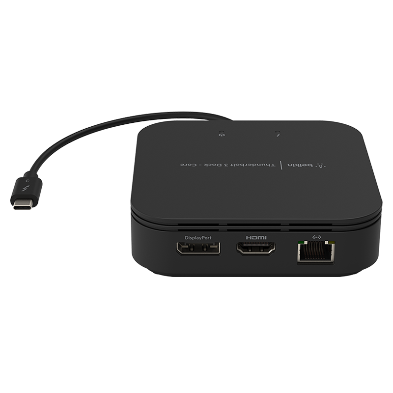 BELKIN Docking Station, Thunderbolt 3 Expansion Dock Seven-In 8K Screen Mirroring, Apple Laptop Extension, PD Power Supply, USB/DP/Type-C