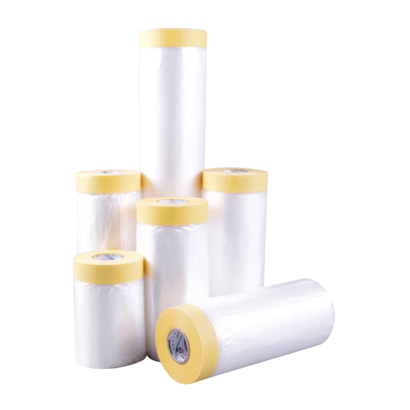 Yongguan Renovation Masking Tape, Paint Protection Paper And Adhesive Tape for Renovation, 1.5m*20m, for Painting, Floor And Wall Protection Film for Furniture