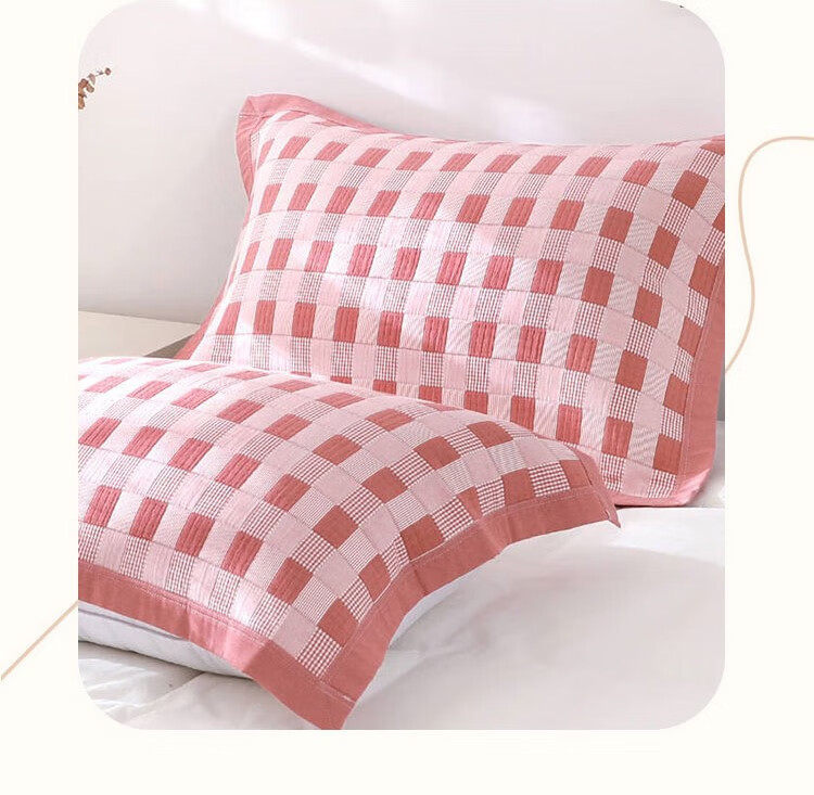 Ran Brand A-Class Antibacterial 100% Cotton Pillowcase Oil and Sweat Resistant Extra Large Thickened Pillowcase Pair 50*80cm 3