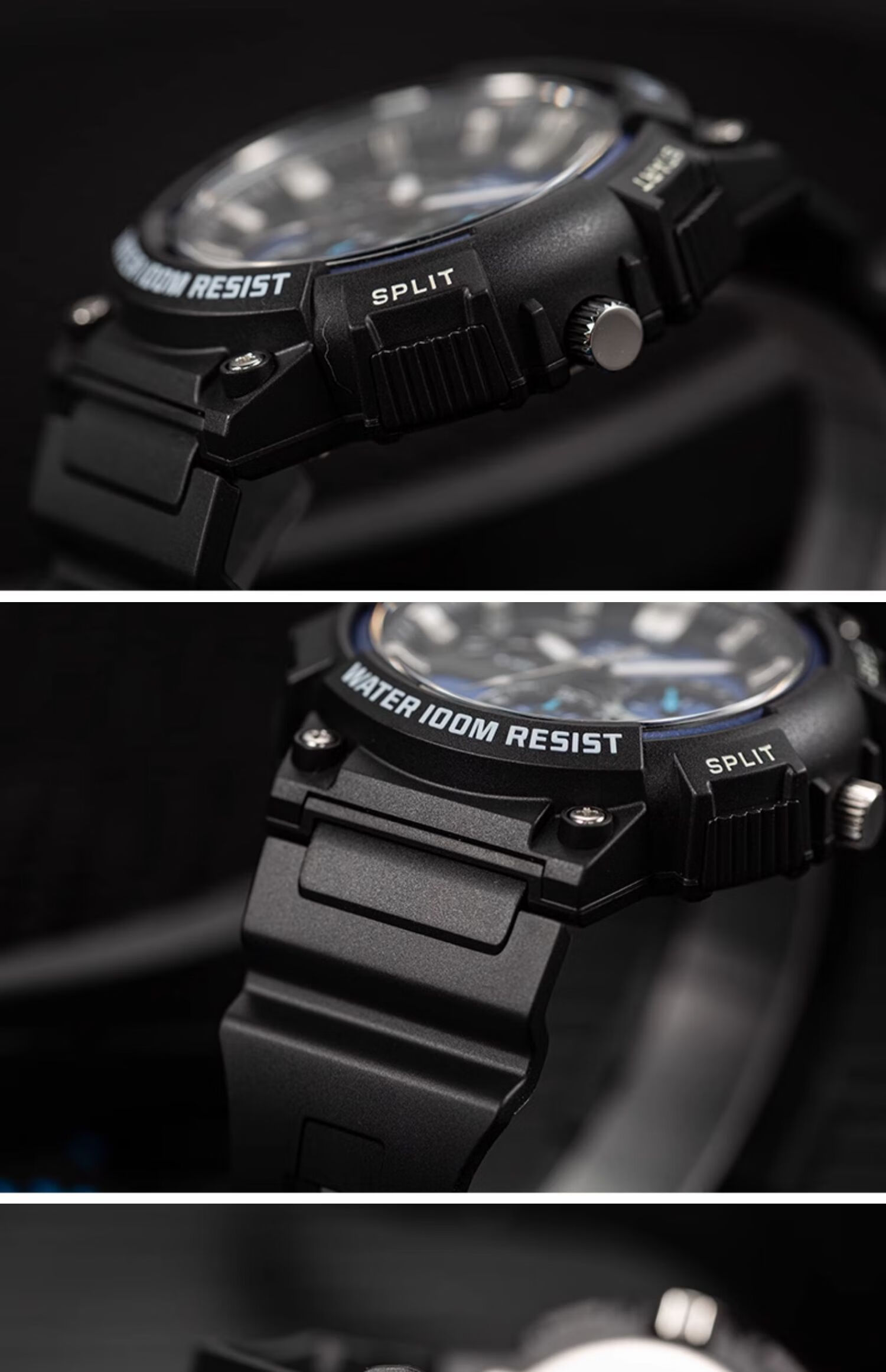 Casio Watch for Men, Black Knight Black Gold Sports Youth Student Waterproof Digital Watch for Men And Women, MCW-200H 16