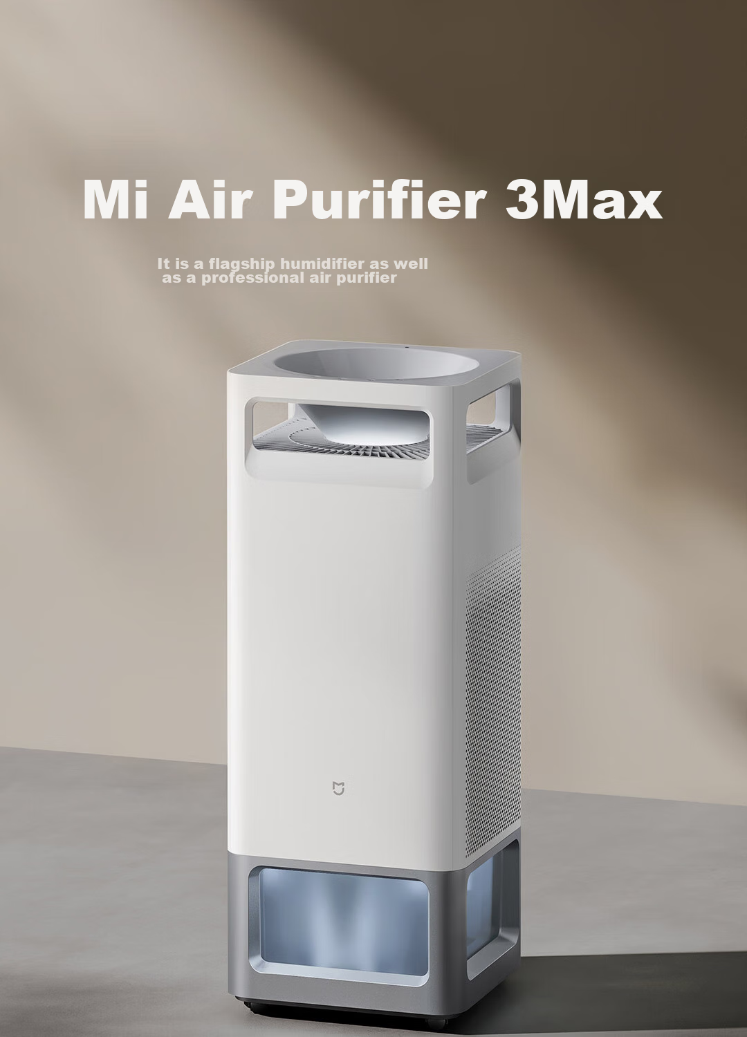 Mijia Xiaomi Baby-Friendly All-In Humidifier And Air Purifier 3Max, Antibacterial And Allergen Removal, Large Capacity Home Bedroom Humidifier Air Purifier Gift for Women's Moisturizing 1