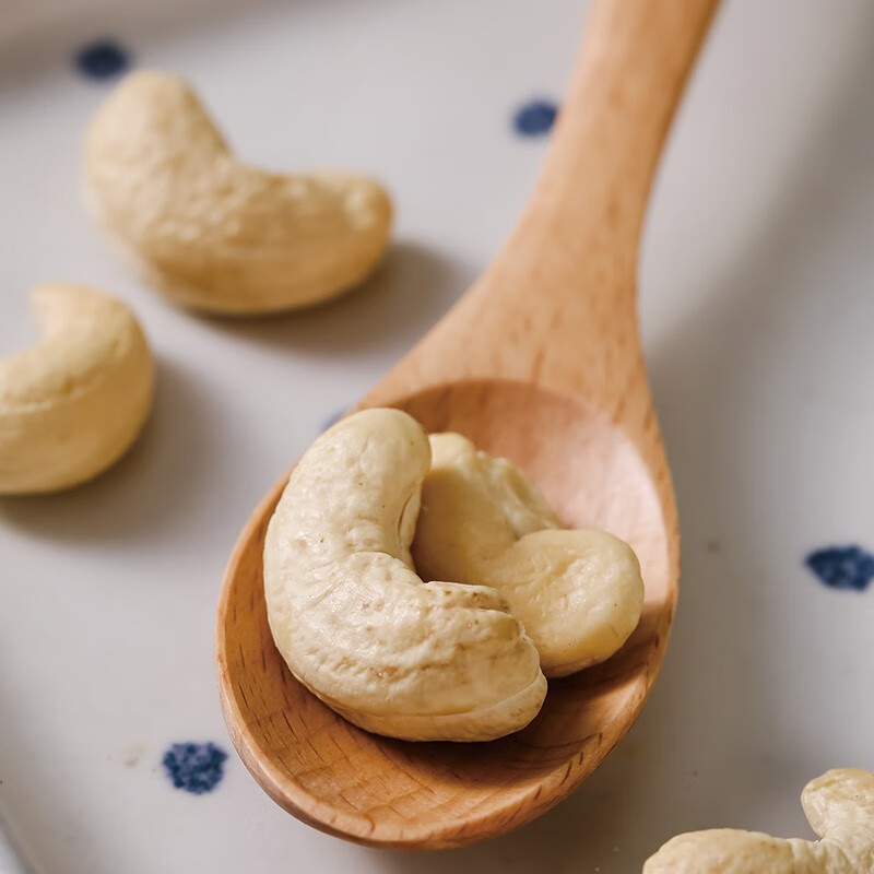 新边界 大颗粒腰果仁400g 罐装原味腰果仁坚果零食每日坚果