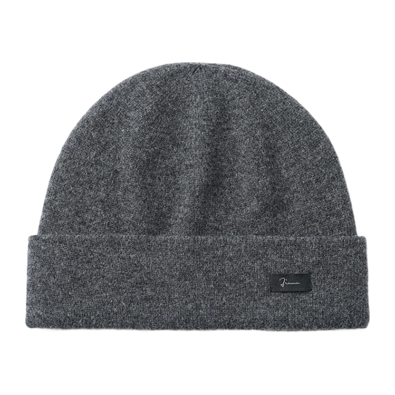 JIUMU Pure Wool Warm Knit Hat, Autumn And Winter Knitted Cap, Cold Hat, Winter Hat, Outdoor Ear Protection Cold-Resistant Hat for Men in Winter
