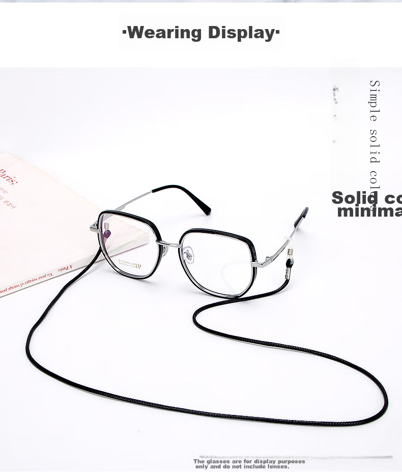 SooGree Glasses Anti-Loss Cord Braided Eyeglass Strap for Adults And Children, Universal for Myopia Sunglasses Reading Glasses, Running Sports Anti-Drop Cord 2