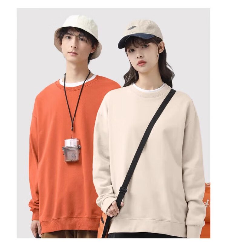 GENIOLAMODE Fleece-Lined Sweatshirt for Men, Winter 2026 New Style Round Neck Thick Warm Base Layer Long-Sleeve T-Shirt Trendy 10