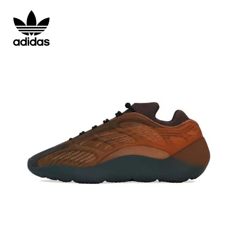 Adidas Yeezy700 Red Flower Seed Irregular Coconut Casual Shoes for Men And Women, GY4109, UK Size 5.0, EU Size 38