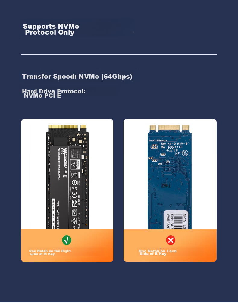 EB-LINK PCIe 4.0 X1 to M2 Expansion Card, Full-Speed Single-Port M.2 Interface, NVMe Adapter Card, SSD Solid State Drive 8