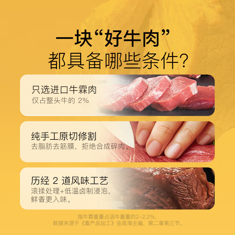 Keep低脂酱牛肉熟食代餐食品成人休闲解馋小零食50g 五香味