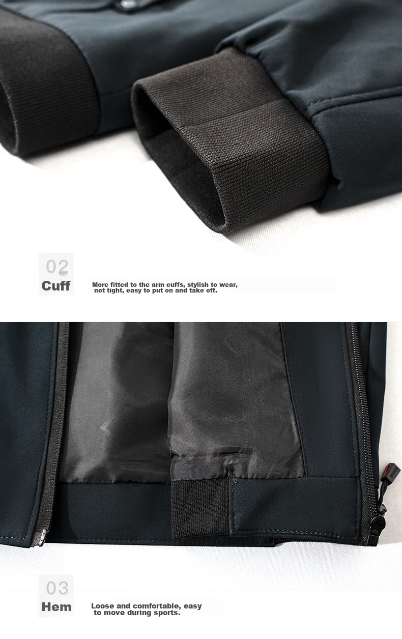Baocaiyang Dad's Casual Stand-Collar Jacket for Men, Spring And Autumn Outerwear, Middle-Aged And Elderly Menswear, Clothing for Fathers And Grandfathers in Their 40s And 50s 23
