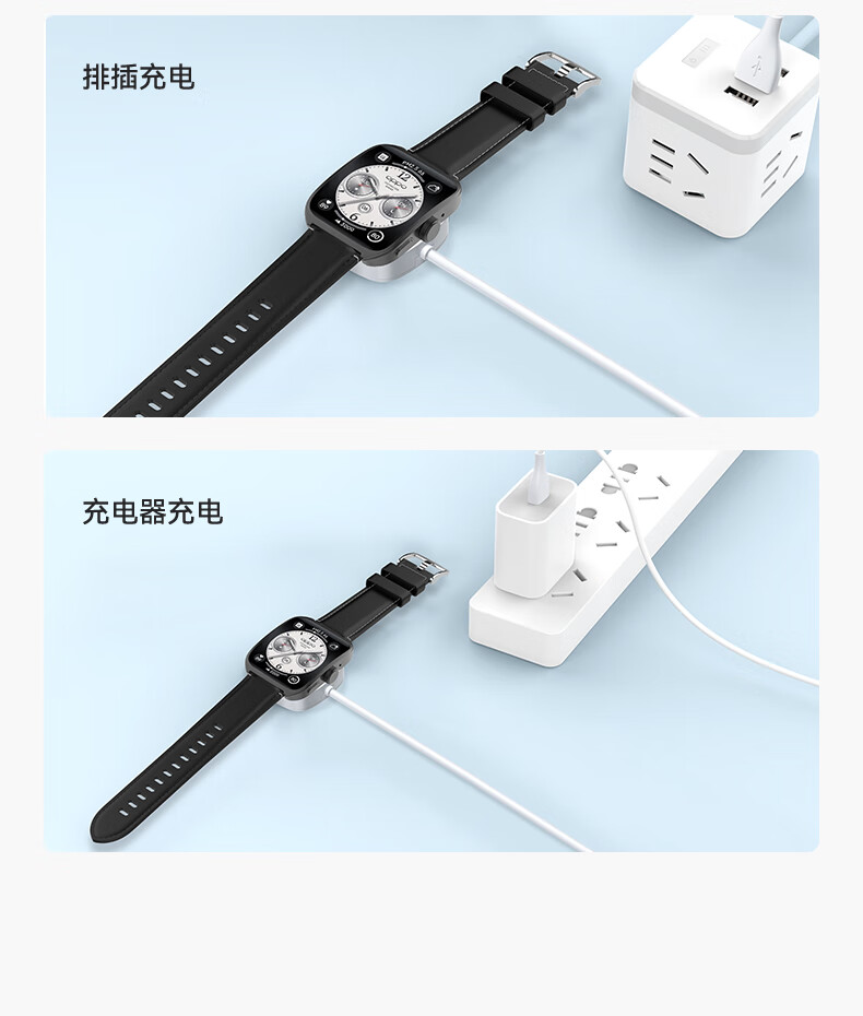 CangHua Compatible with OPPO Watch Charger, Suitable for WatchX2/X/watch4pro/4/3pro/3/2/1/SE OnePlus Watch 2 Charging Cable, Magnetic VOOC Fast Charging Dock, Black 1