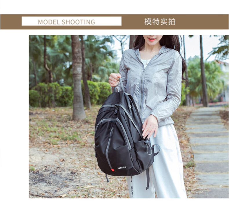 Viney Large Capacity Backpack for Women, Foldable Portable Skin Bag, Ultra-Light Water-Resistant Travel Outdoor Sports Backpack 18
