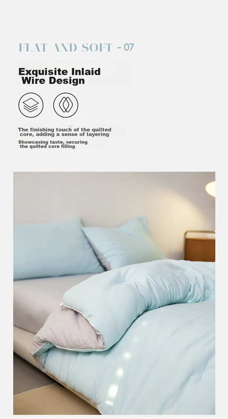 Dohia Soybean Fiber Comforter, Grade A 50% Soybean Fiber Spring And Autumn Double Bed Quilt, Approximately 4.8 Jin, 229*230cm 11