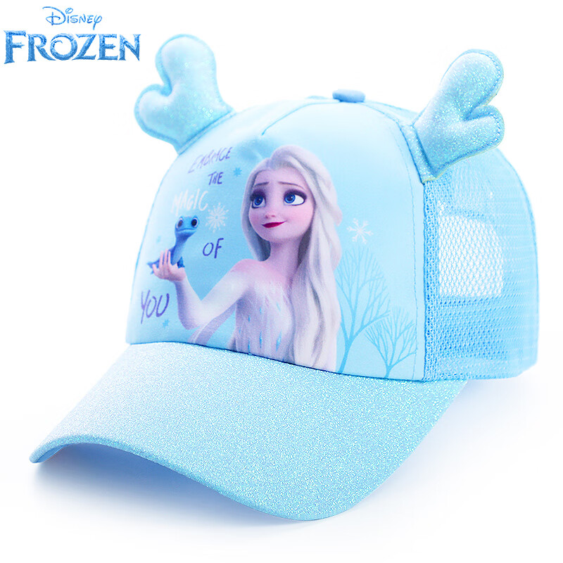 Disney Elsa Princess Children's Hat Spring And Summer Girls' Hat Baby Sun Hat Elsa Baseball Cap Duck Tongue for Girls