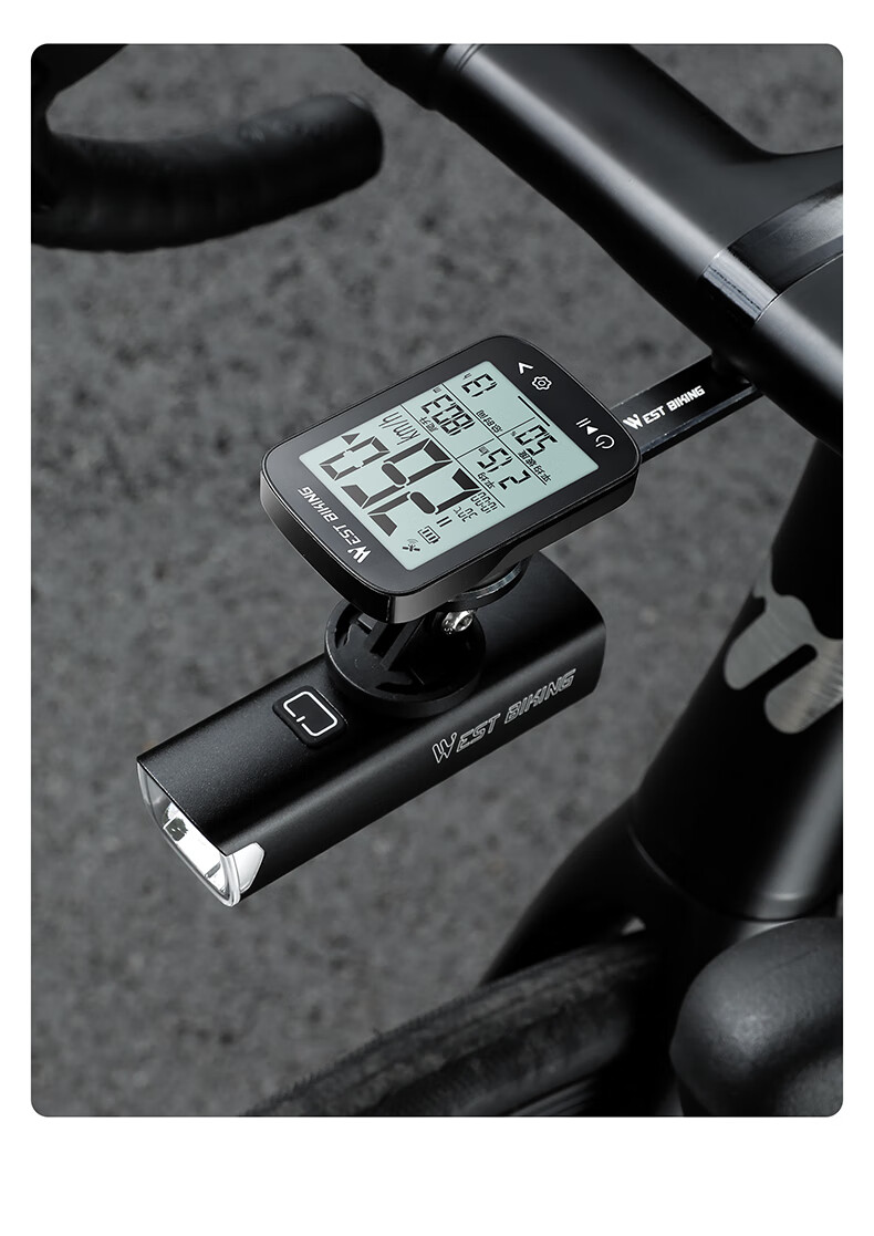 WestBiking XQ2 Road Bike Bicycle GPS Smart Wireless Computer, Quick Connection Mountain Bike Odometer Cycling Equipment 13