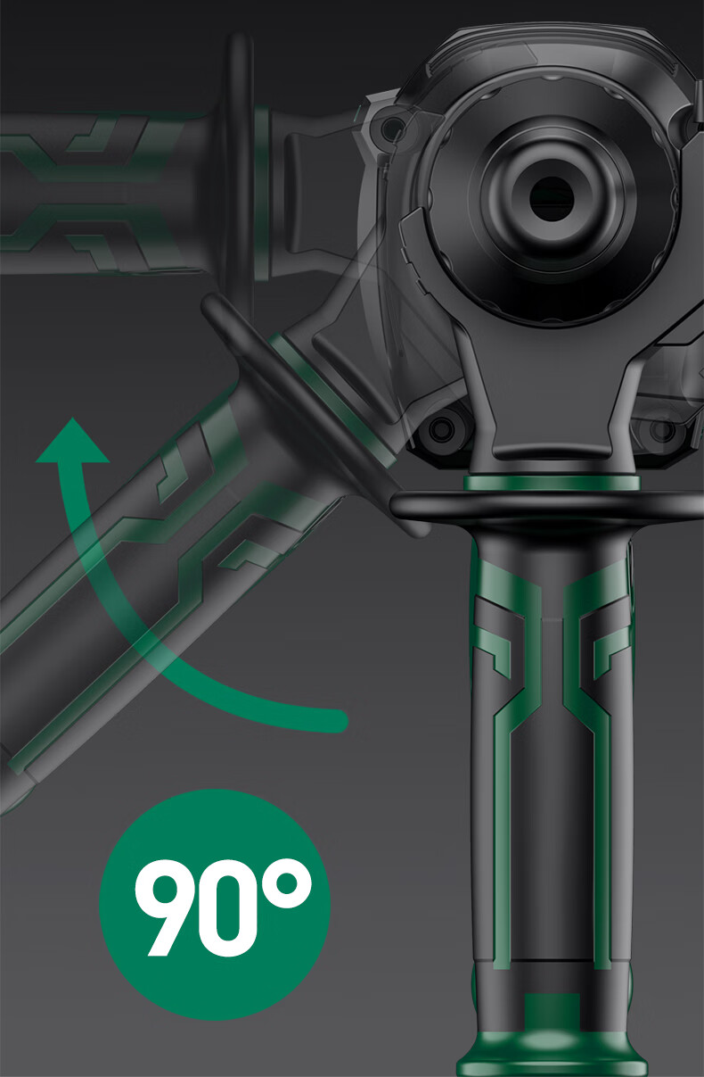 Shida (SATA) Lightweight Electric Hammer, Pickaxe, And Drill Three-In Multi-Function High-Power Impact Drill for Drilling Walls D05734 Upgraded Versio 22