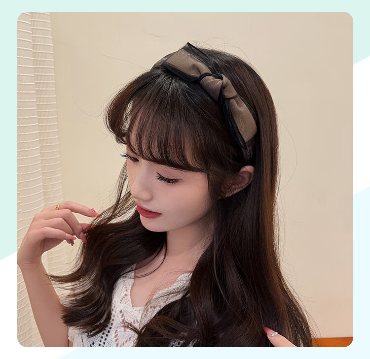 CHIMERA Simple Versatile Heightening Top Bow Headband Hair Accessory, Women's Mid-Autumn Festival Gift 9