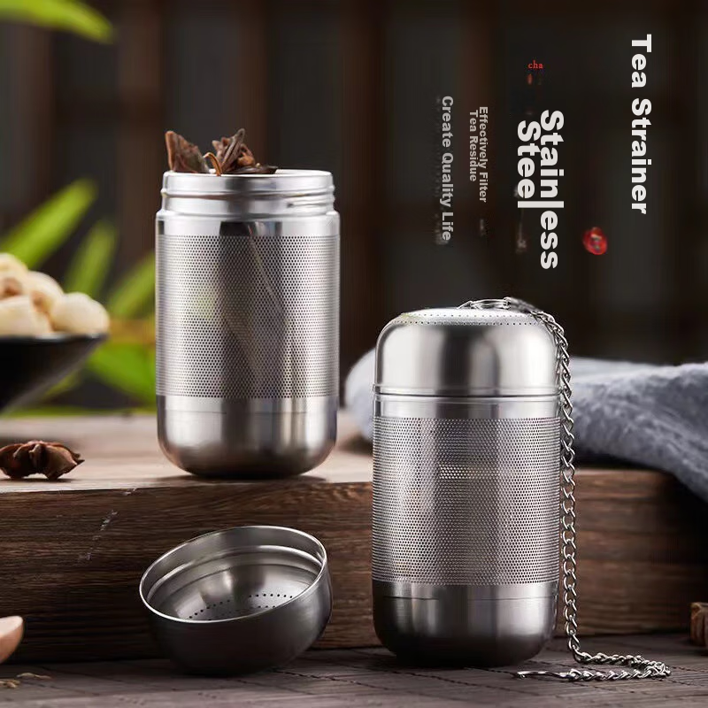 Dipuer 316 Stainless Steel Tea Strainer, Tea Infuser, Tea Leaf Filter, Tea Separator, Teapot Inner Container with Chai