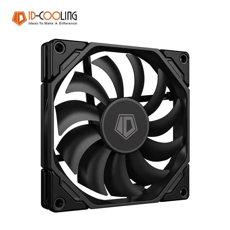 ID-COOLING 9CM Thin Fan, Non-Luminous Case Fan, PWM Temperature Control, Suitable for ITX Bottom-Mounted Computer Cooling Fan, 9015 Specification, TF-9215