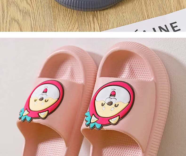 Huameijianbu Cartoon Dog Parent-Child Style Bathroom Indoor And Outdoor Wear Soft Elastic Slippers Men's Model HM901817 Dark Gray Size 44-45 16
