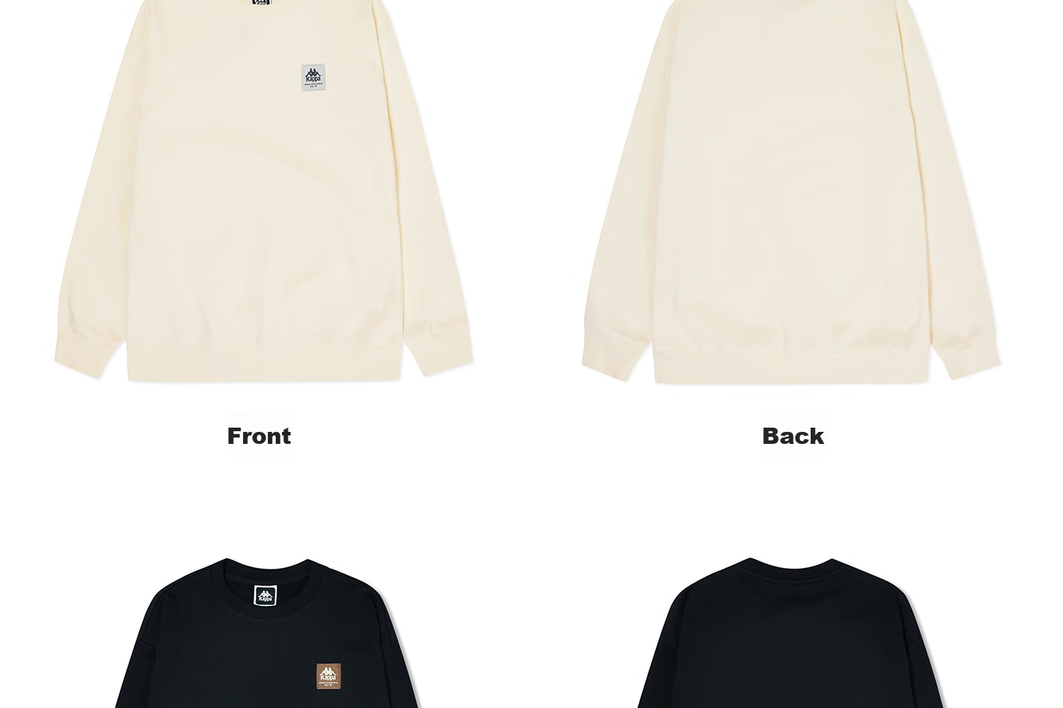 Kappa Knitted Pullover Sweater for Women, 2025 New Round Neck Top, Sports Long-Sleeve Sweatshirt for Men, K0EW2WT93P 33
