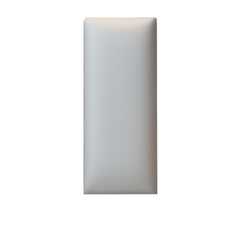 Qinghua Children's Anti-Collision Soft Padding Wall Sticker, 3D Self-Adhesive, Tatami Wall Bedside Backrest, Light Gray, 20*50cm