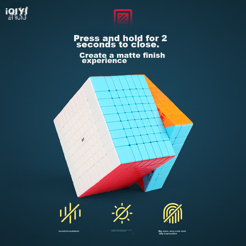 Кубик Рубика Qiyi 9x9, головоломка, развивающая игрушка, для детей от 14 лет, цветной