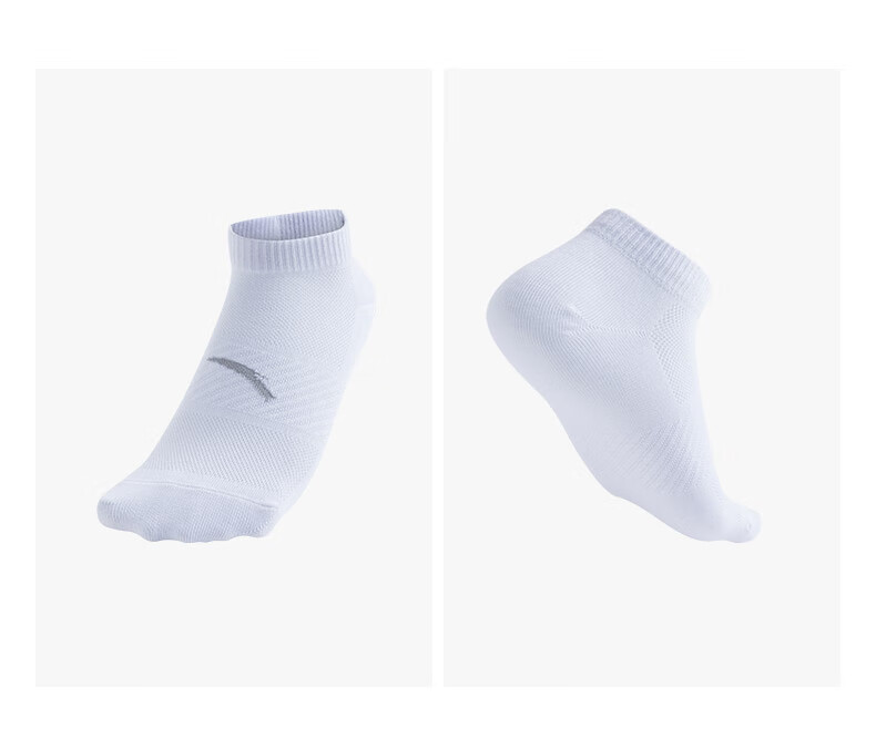 Anta Socks [3 Pairs] Sports Short Socks Comfortable Antibacterial Sweat-Absorbing Breathable Running Basketball Socks Unisex 27