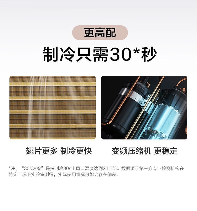 美的 智弧系列 正1.5匹 变频空调 新国标三级能效 图2