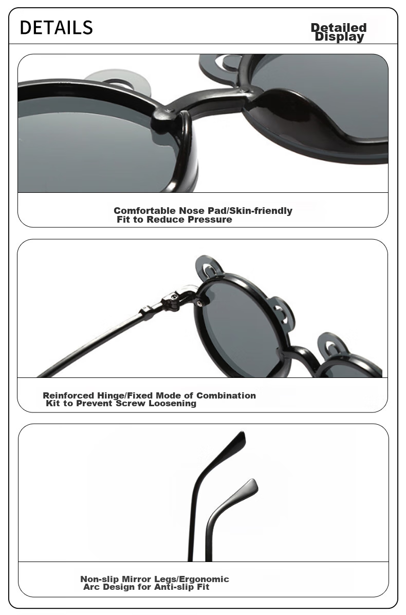 Baixiaoshe Folding Sunglasses for Children [Mifang Tea Color], 3006 Boys And Girls Baby UV Protection Sunglasses Glasses 11