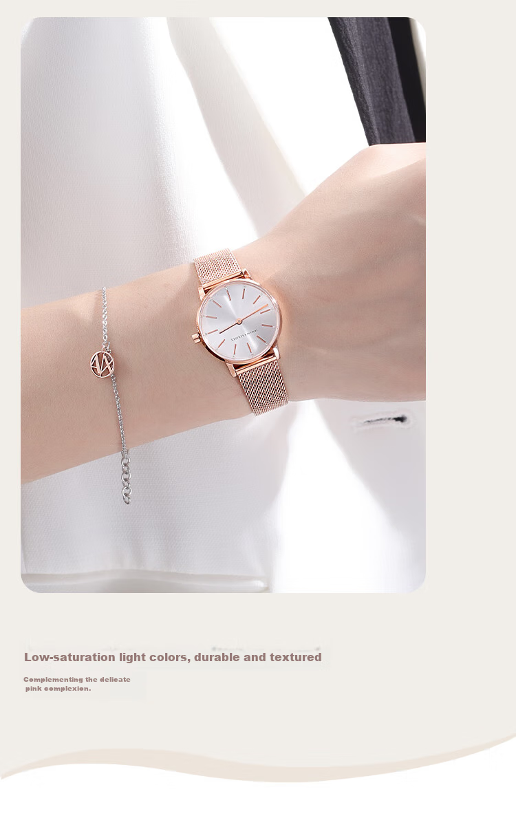 ARMANI EXCHANGE Women's Watch with Starry Sky Steel Strap Quartz Movement, Western-Style Wristwatch, Birthday Gift for Women AX7121 5